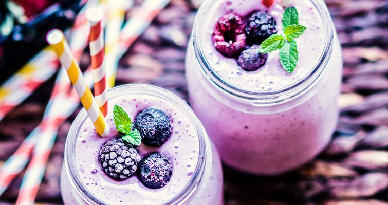 Beeren-Bananen-Smoothie